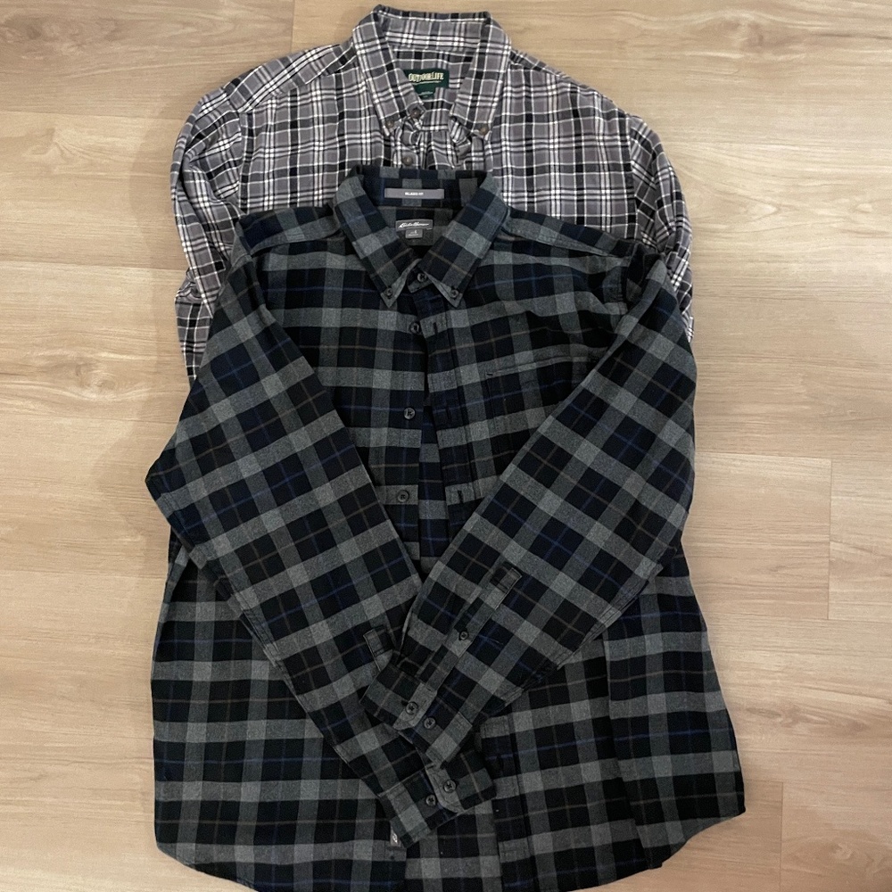 ‼️ BUNDLE ‼️ 2️⃣ MEN'S FLEECE SHIRTS